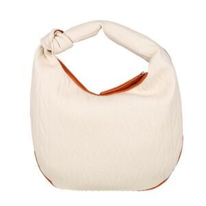 Matmazel cream colored texture purse